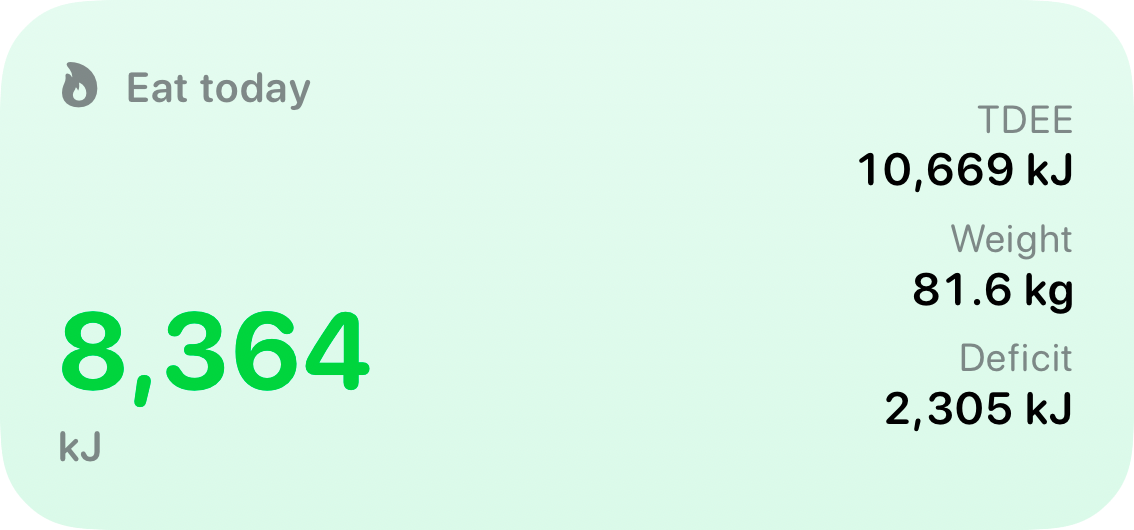 The Budget widget from Burn Rate at Medium size in the Green tint, light appearance.