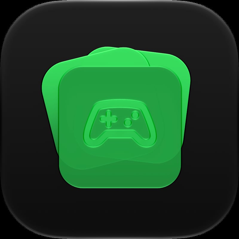 House Rules app icon in the Green tint, dark appearance.