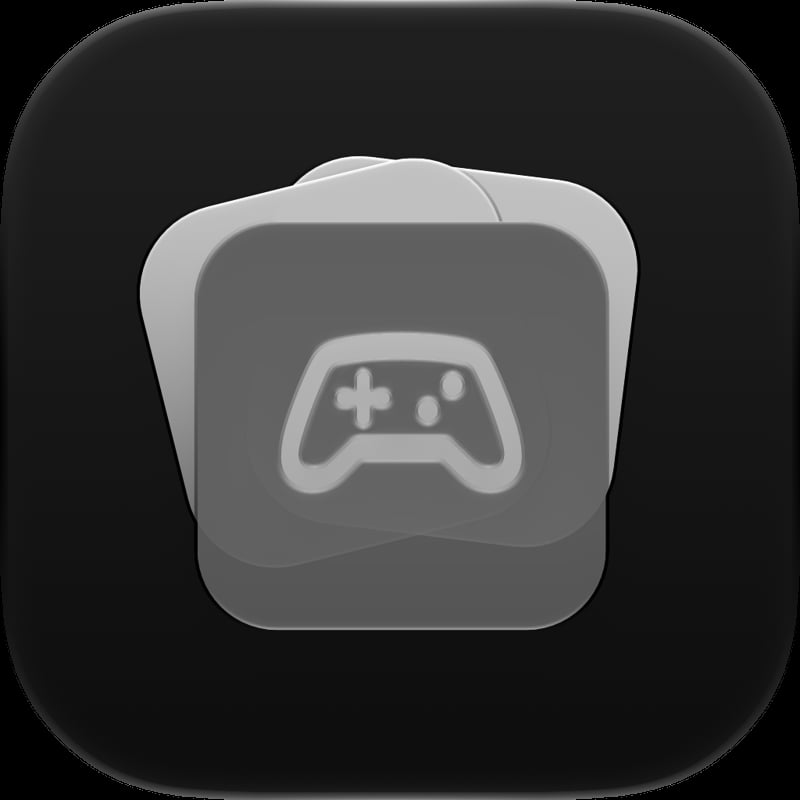 House Rules app icon in the Grey tint, dark appearance.