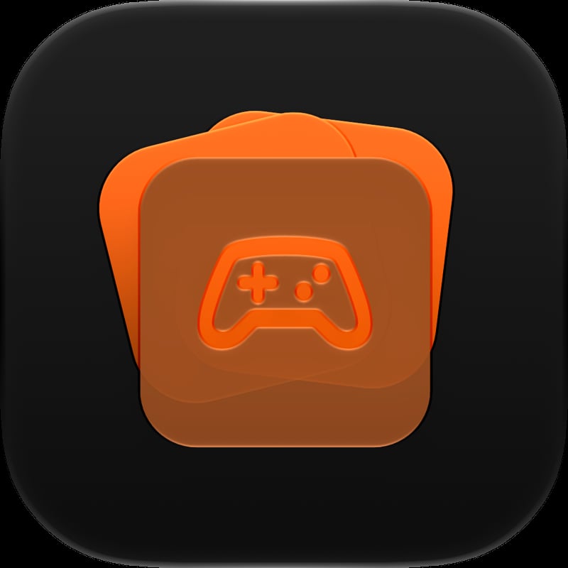 House Rules app icon in the Orange tint, dark appearance.