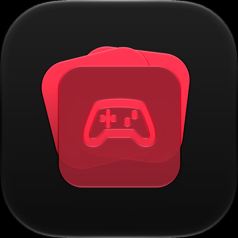 House Rules app icon in the Pink tint, dark appearance.