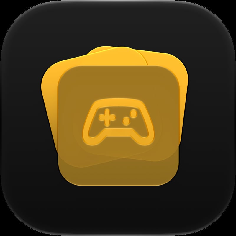 House Rules app icon in the Yellow tint, dark appearance.